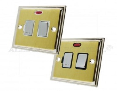 SLIMLINE SATIN BRASS FACE: Alliance Electrical